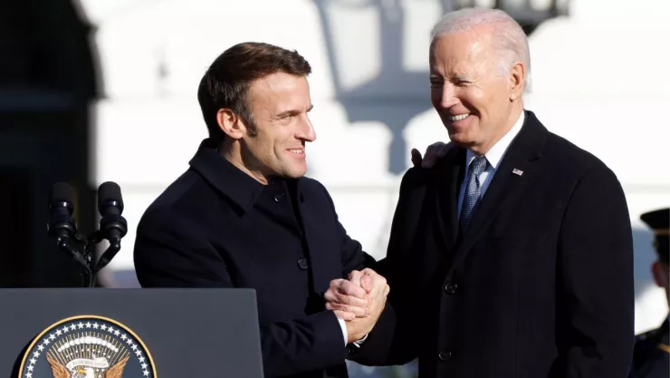 biden macron visita