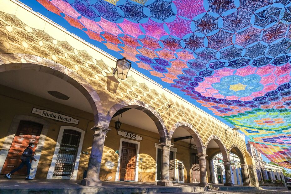 Etzatlán tiene el cielo tejido más grande del mundo