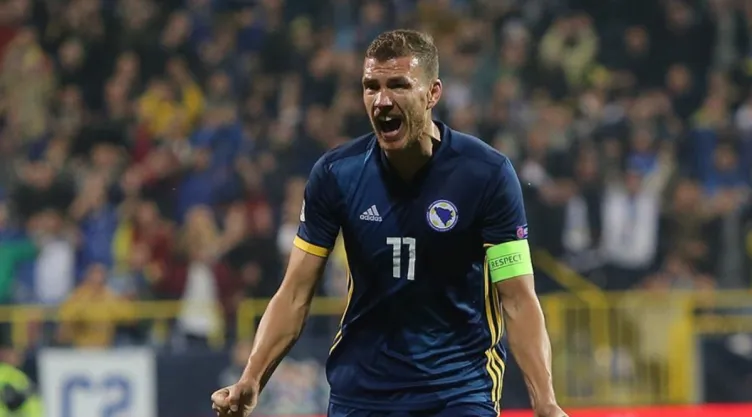 Edin Dzeko sobrevivió un asedio y jugará el Mundial con 40 años