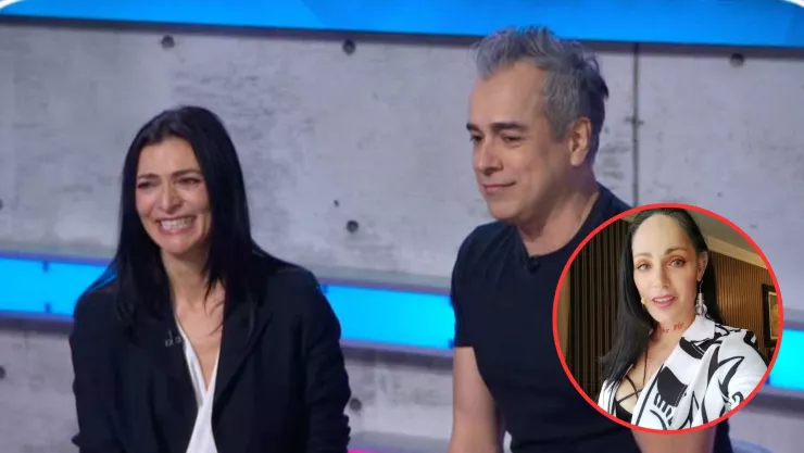 lola cortes con los protagonistas de betty la fea