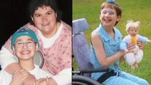 Gypsy y su madre cuando era niña