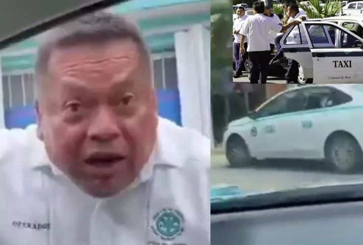 Graban a taxista acosando a turista en Playa del Carmen; video genera indignación