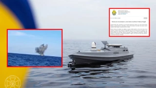 Rumania destruye dron en el Mar Negro y salva las rutas marítimas (VIDEO)