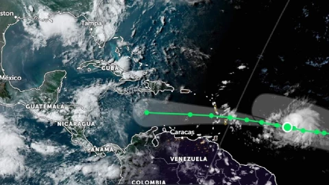 trayectoria de la Tormenta Tropical ‘Bret’