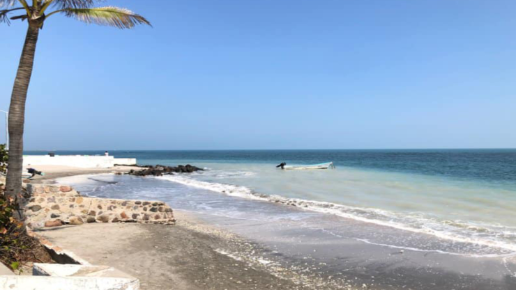 Mar de Veracruz cambia de color