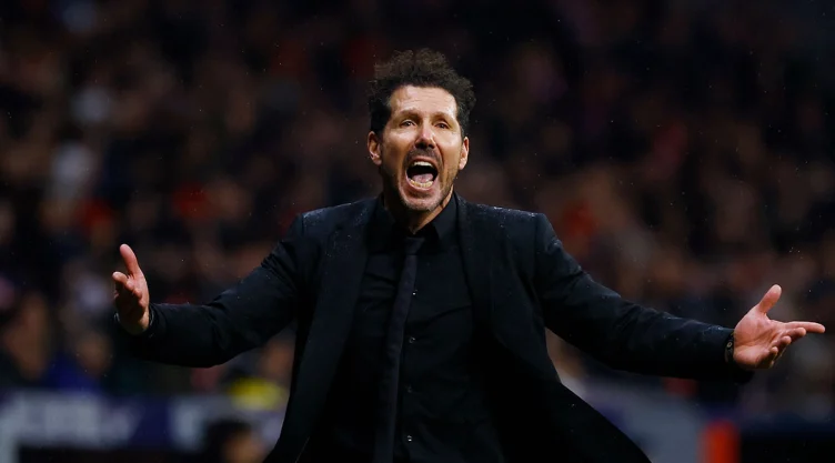 Cholo Simeone, técnico del Atlético de Madrid