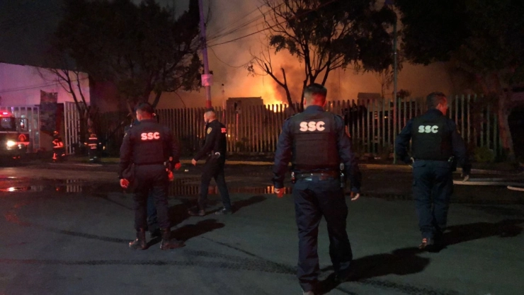 incendio bodega Iztapalapa