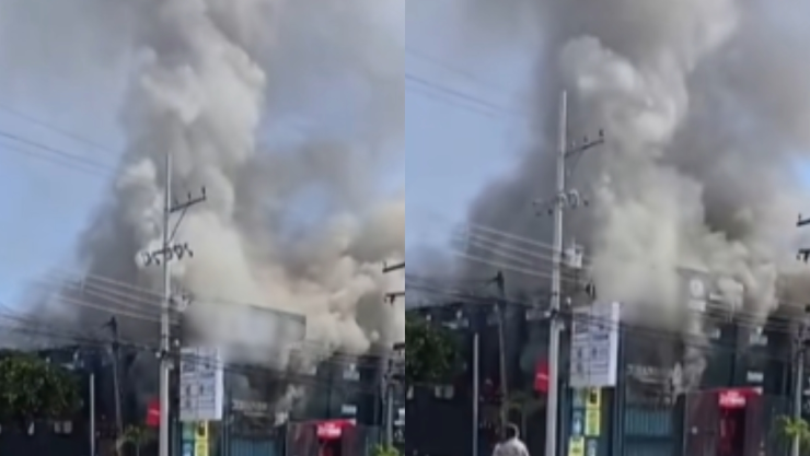 Incendio en gastropark de Boca del Río