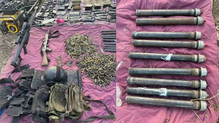 Aseguran artefactos explosivos y armas en Rosario, Sinaloa. .jpg