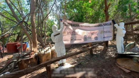 Desmantelan laboratorio de droga en Sinaloa