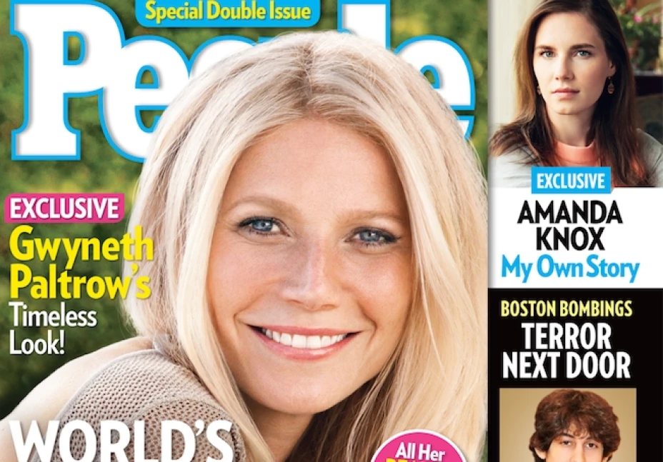 La revista People nombró a Gwyneth Paltrow la mujer más bella del mundo del 2013.