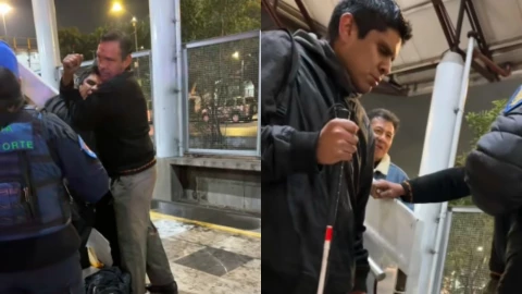 Hombre-agrede-a-un-ciego-en-la-Linea-B-del-Metro
