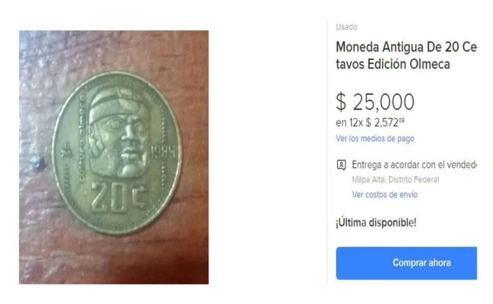 Moneda de 20 centavos