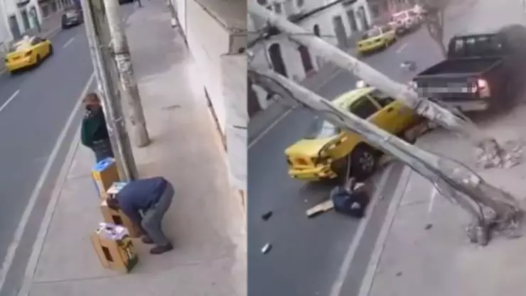 VIDEO: Pareja de abuelitos es atropellada por conductor borracho