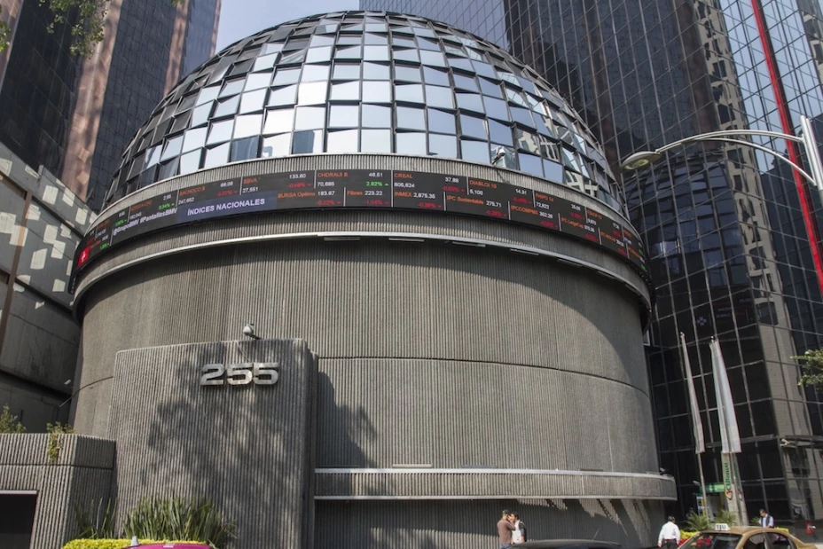Tablero de la Bolsa Mexicana de Valores