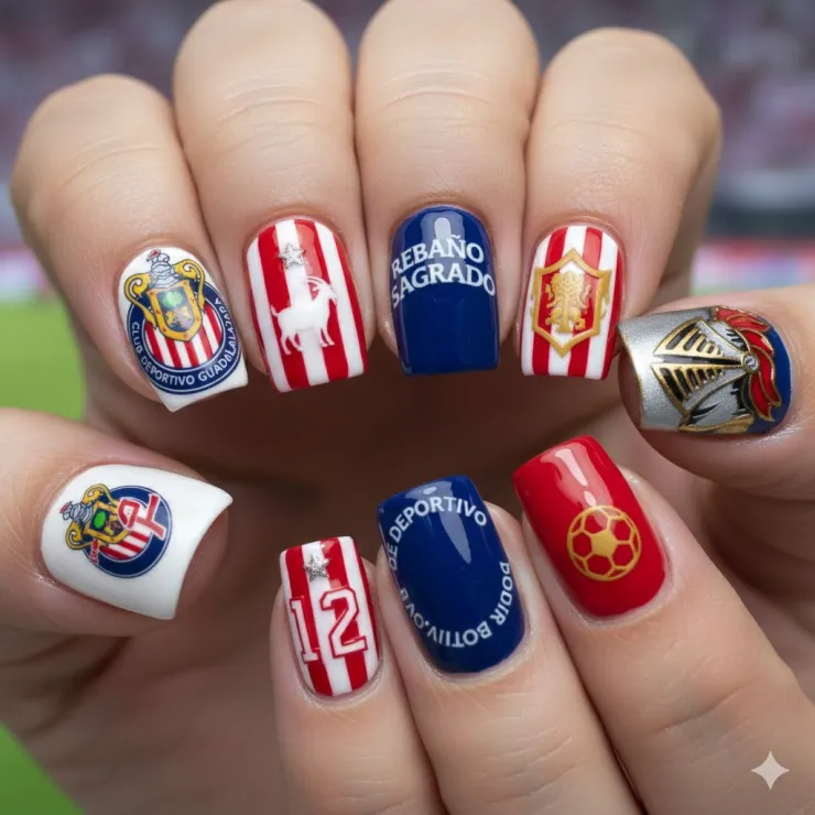 7 modelos de uñas de las Chivas que se ven hermosas en cualquier tamaño: serás la envidia