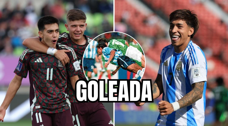 La goleada de México sobre Argentina en el Mundial Sub-20