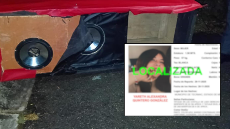 Joven localizada en bócina