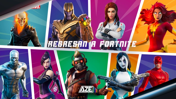 Skins de Marvel llegan a Fortnite