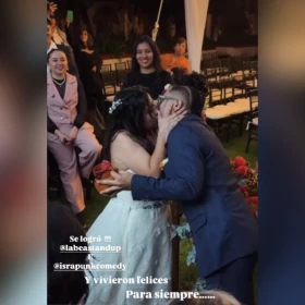 ¡La Bea e Israpunk se casaron e invitaron al Tío Pepe! Mira quiénes más de La Granja VIP fueron a la boda