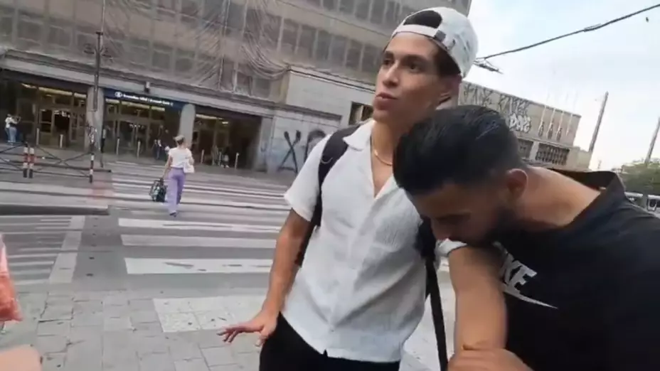 El youtuber y streamer mexicano Juan Pablo Fuentes, conocido en redes como Yanpol durante un intento de asalto.