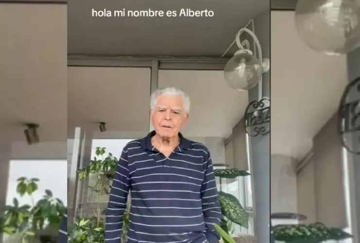 Hombre de 97 años busca por TikTok adultos mayores para formar un grupo de estudio