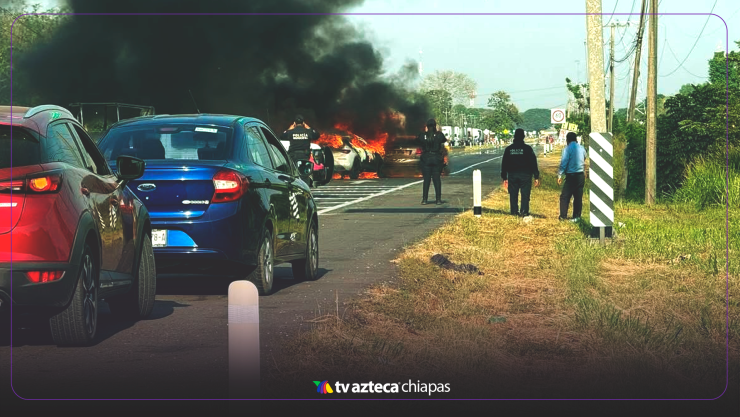 ¿Qué ocurre en la carretera Cárdenas- Villahermosa? Reportan incendio de varios vehículos