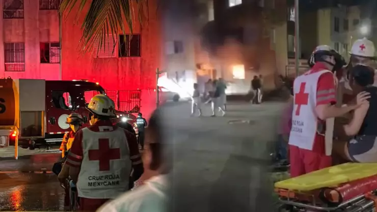 Tragedia en Cancún: Incendio en la SM 251 deja una mujer y un menor fallecidos, así como varios heridos