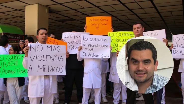 Se manifiestan por médico desaparecido