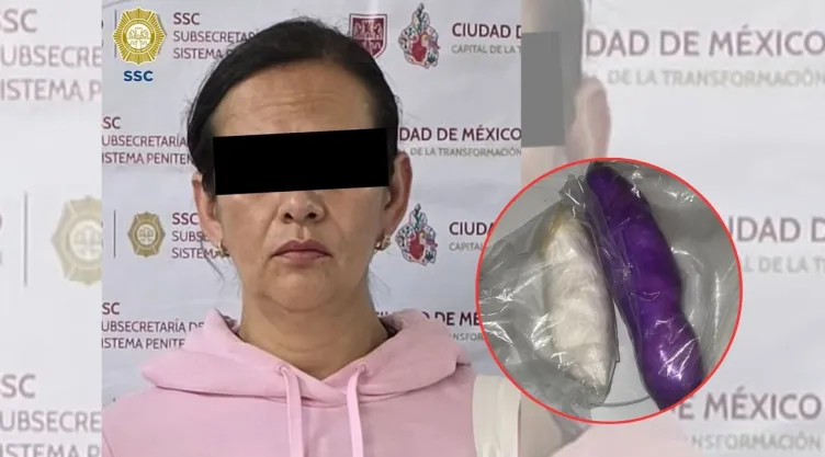 CDMX: Cae mujer que intentó meter dos paquetes de cocaína al Reclusorio Oriente