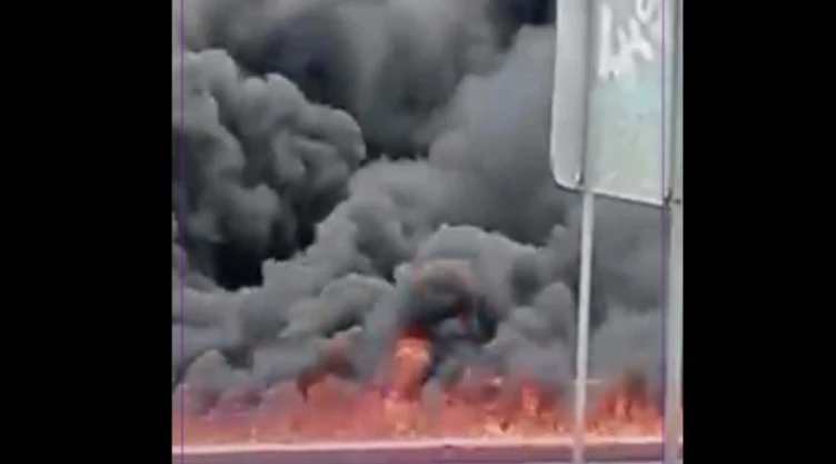 Explosión de pipa degas en Puebla.