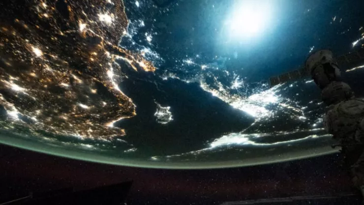 Explosión de meteorito