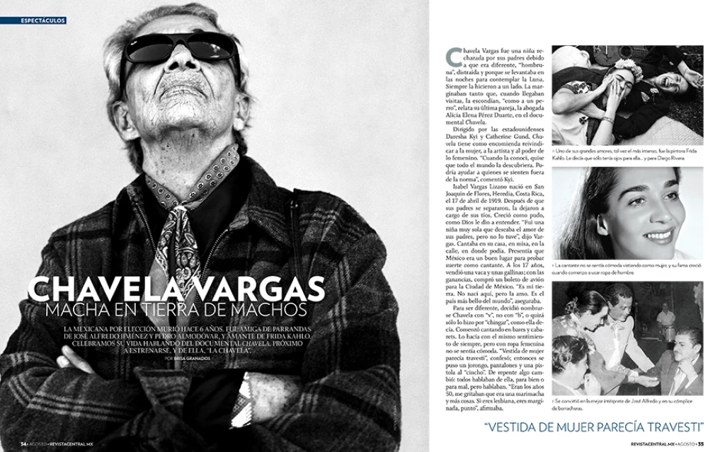 Chavela Vargas macha en tierra de machos