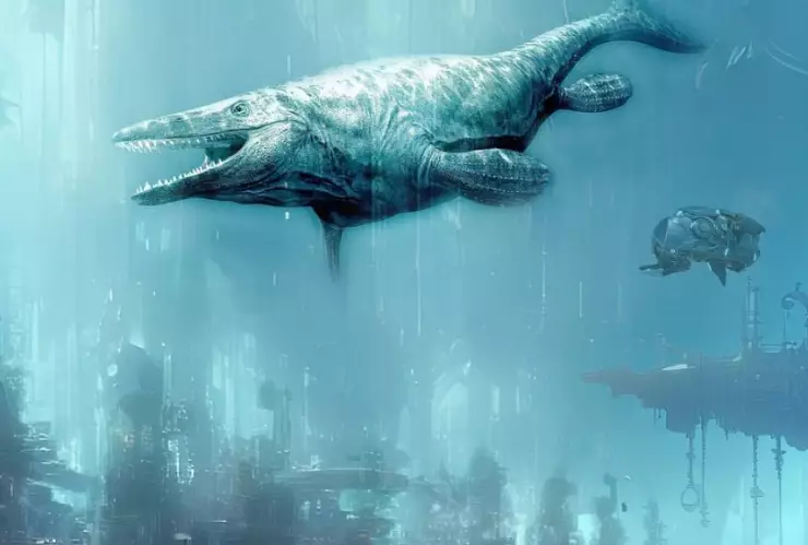 Encuentra a Megalodón en el mar