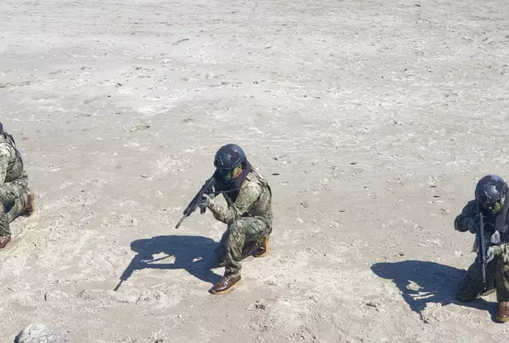 SEMAR realiza demostraciones de ejercicios navales en Veracruz