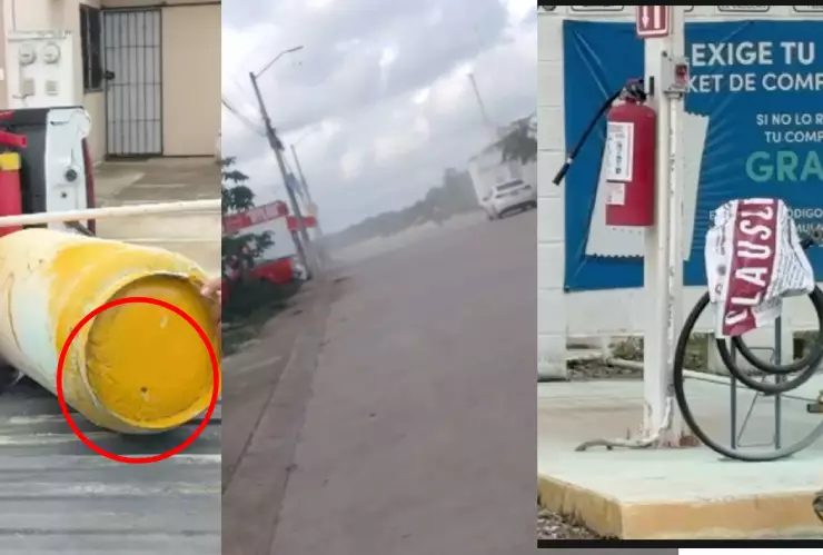 Fuga de gas en cancún