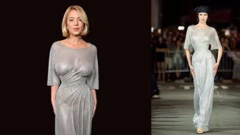 sydney sweeney vestido transparente