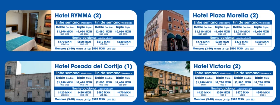 La nueva propuesta turística con paquetes completos en la capital michoacana