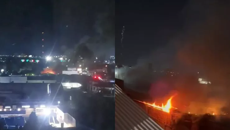 Incendio en taller en la Jorge Almada, Culiacán