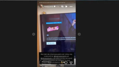 El canal de La Granja VIP ya está en Disney+; Linet Puente lo presume.