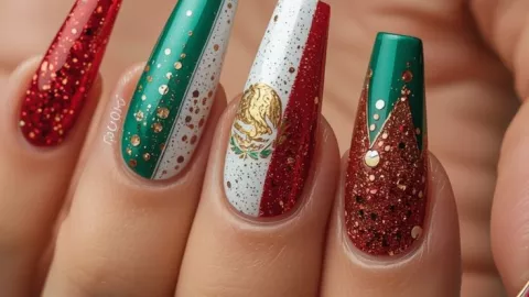 7 diseños de uñas para apoyar a México en la Copa Mundial de la FIFA 2026