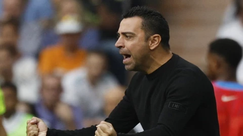 Xavi Hernández, técnico del Barcelona