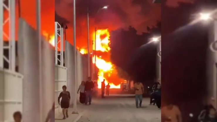 VIDEO Este es el momento en el que explotó un ducto de petróleo en Guanajuato