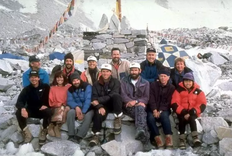 Alpinistas Everest 1996