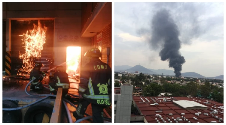 incendio fabrica bicicletas Azcapotzalco