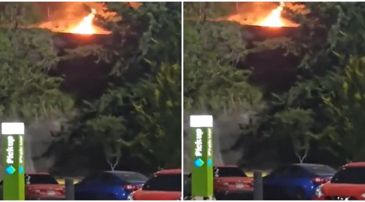 El incendio se reportó alrededor de las 19:00 horas de este jueves 29 de febrero.