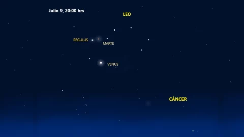 Venus alcanzará su máximo brillo en el cielo este 9 de julio