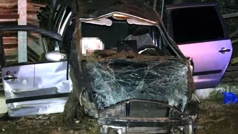 Niño migrante sale expulsado del auto y muere