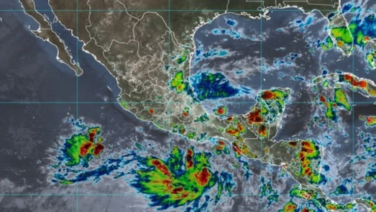 Se forma Depresión Tropical Trece-E en el Pacífico Mexicano