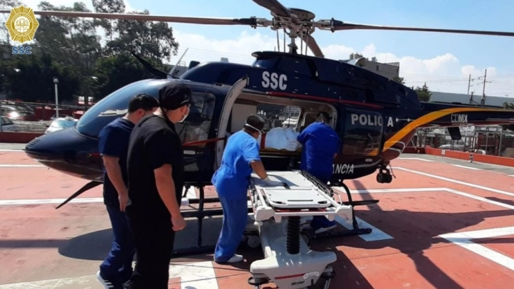 SSC helicóptero infarto